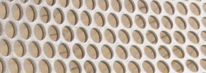 detail of perforated carbon steel inner core for industrial filters and filter replacements from Sidco Filter Corporation