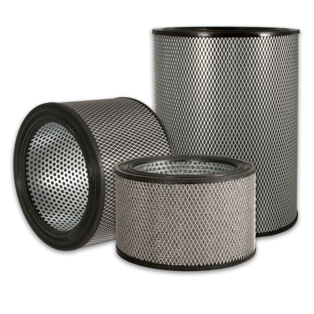 Industrial wire mesh filter elements from Sidco Filter to replace Shawndra Sparks, Airmaze, Consler, Endustra, Filpro, Ingersoll Rand, Solberg, Sunshine, and Universal filter elements.