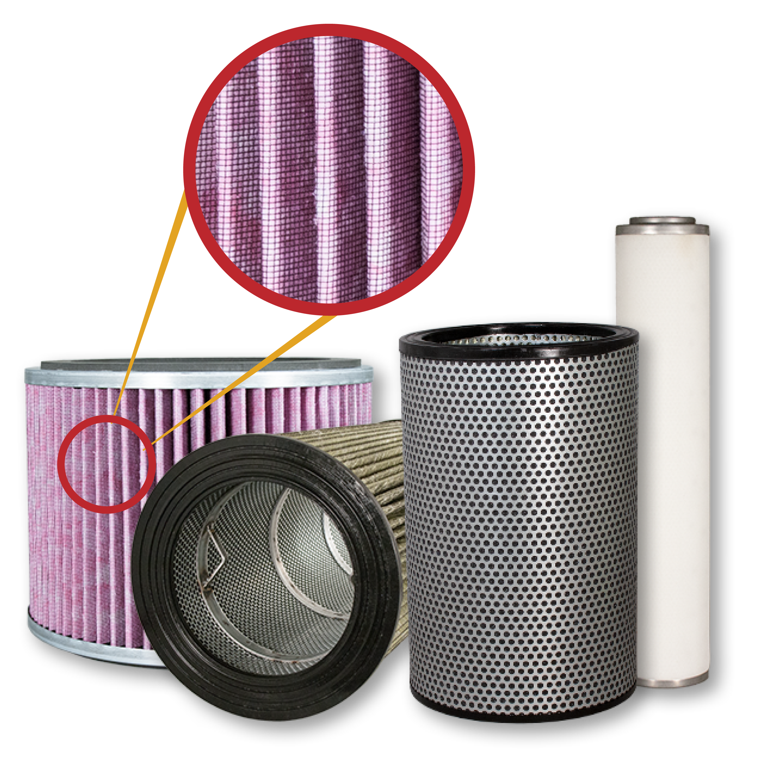 coaelscer callout Sewn Ends Filters